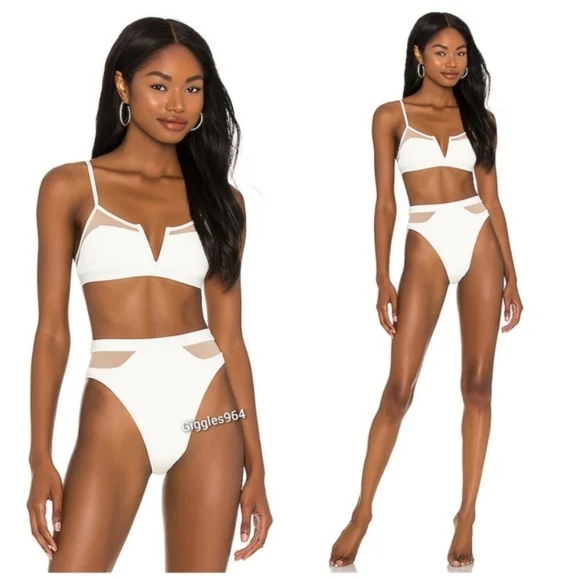 L*Space Sadie Palonia Bikini Set Cream - Picture 13 of 15